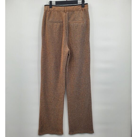 SCOTCH & SODA Wide Leg Stretch Lurex Pants Women Size Small High Waisted - Picture 7 of 16